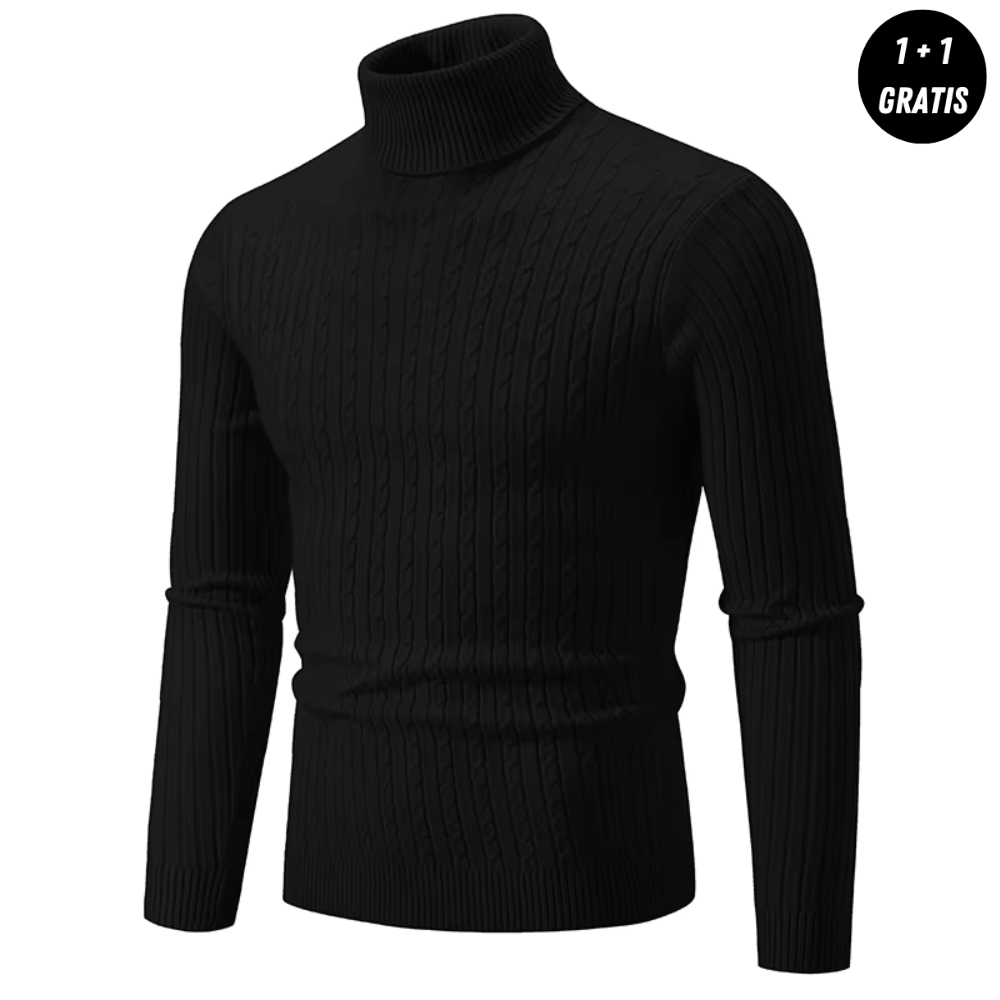 Enzo | Warmer Strickpullover mit Rollkragen (1+1 GRATIS)