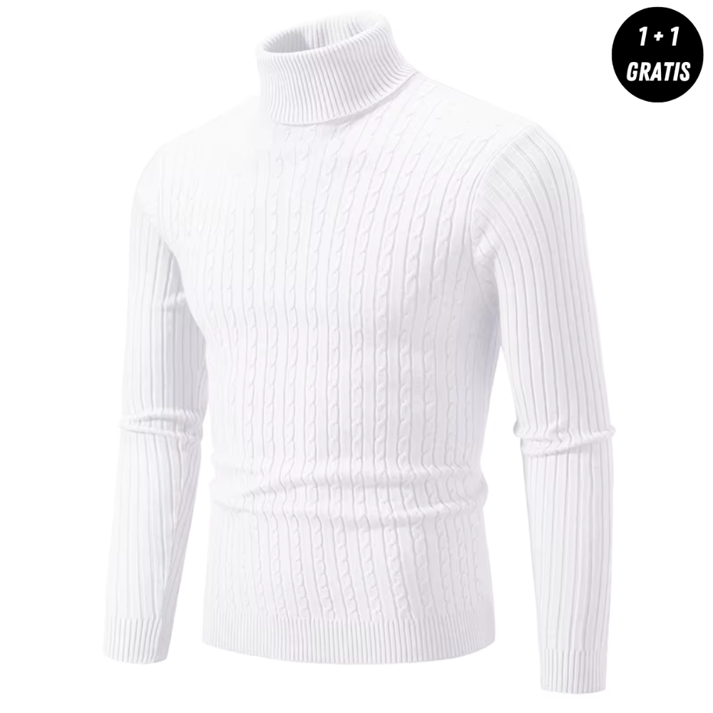 Enzo | Warmer Strickpullover mit Rollkragen (1+1 GRATIS)