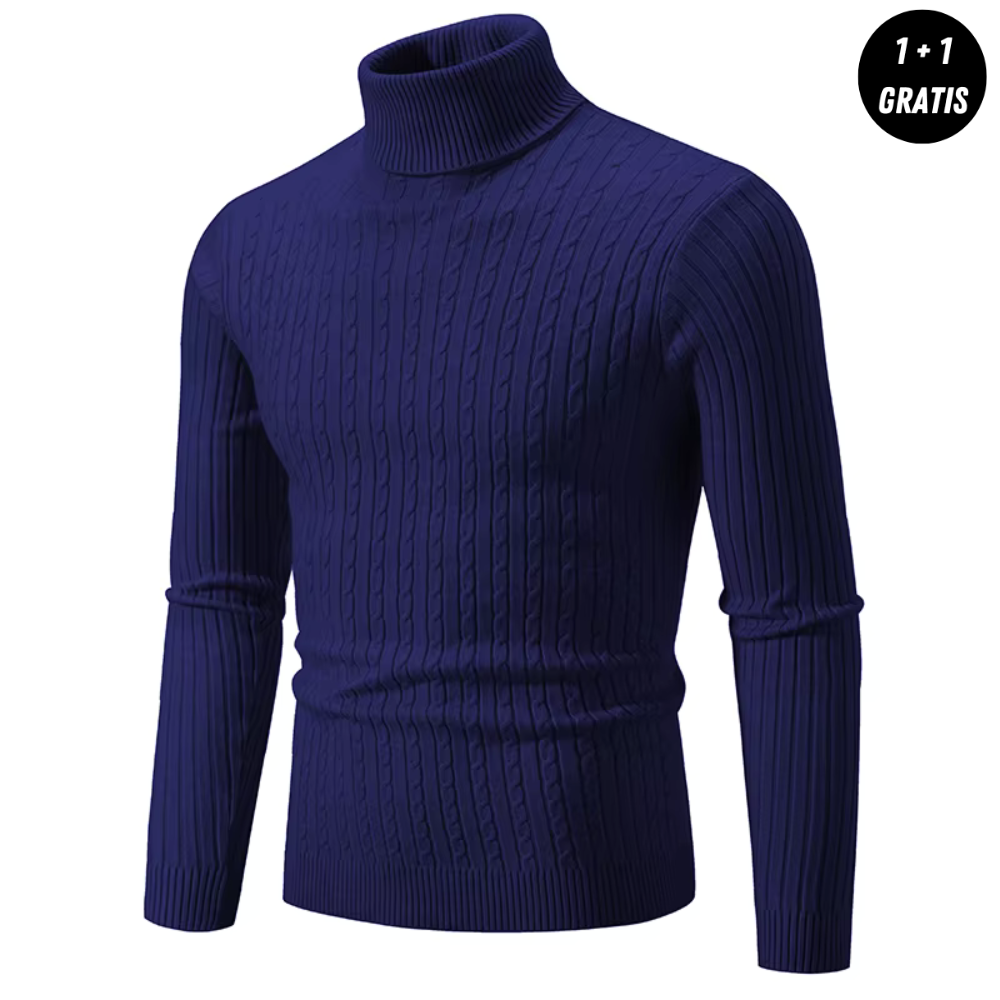 Enzo | Warmer Strickpullover mit Rollkragen (1+1 GRATIS)