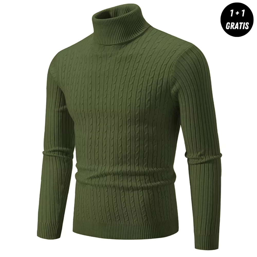 Enzo | Warmer Strickpullover mit Rollkragen (1+1 GRATIS)